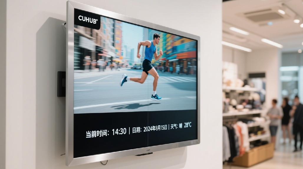 Elevar la visibilidad con las pantallas publicitarias inteligentes de Cuhub