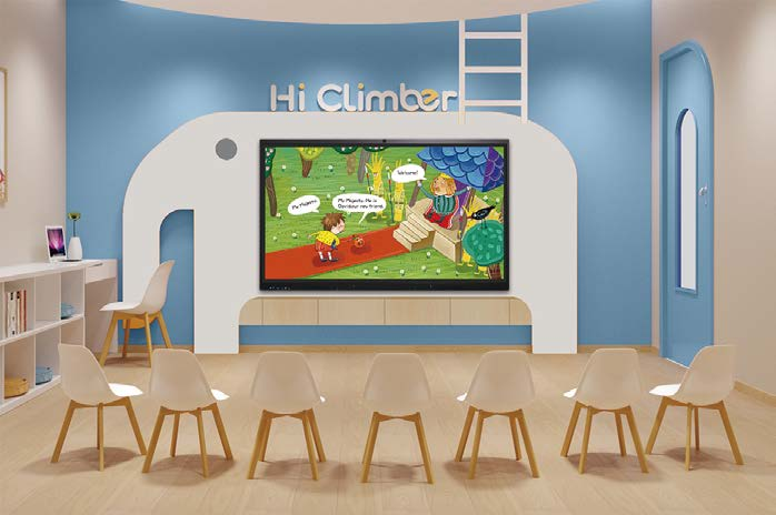 ¿Qué es una pizarra interactiva en un salón de clases?