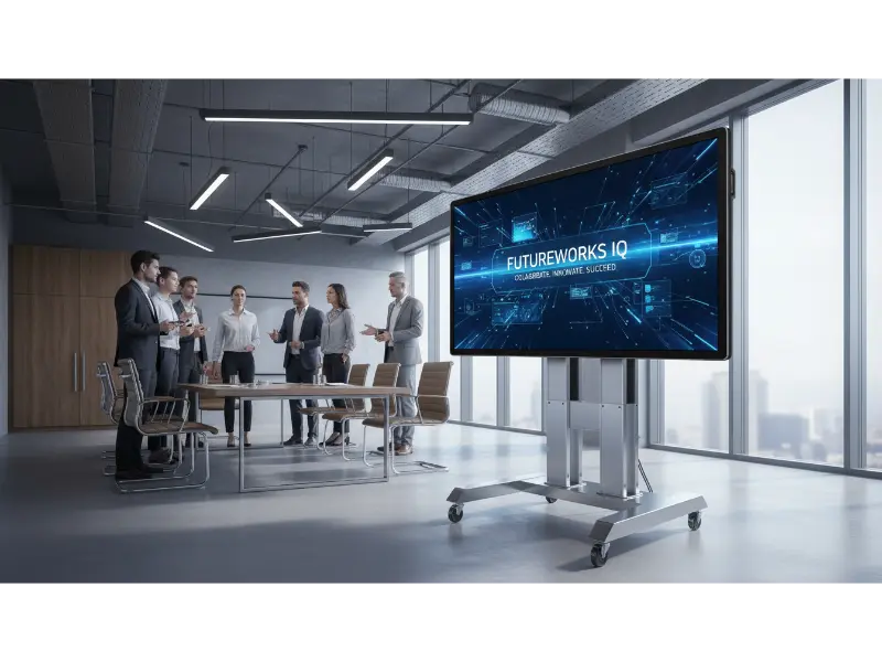 La guía definitiva para elegir la pantalla plana interactiva adecuada para su sala de conferencias híbrida